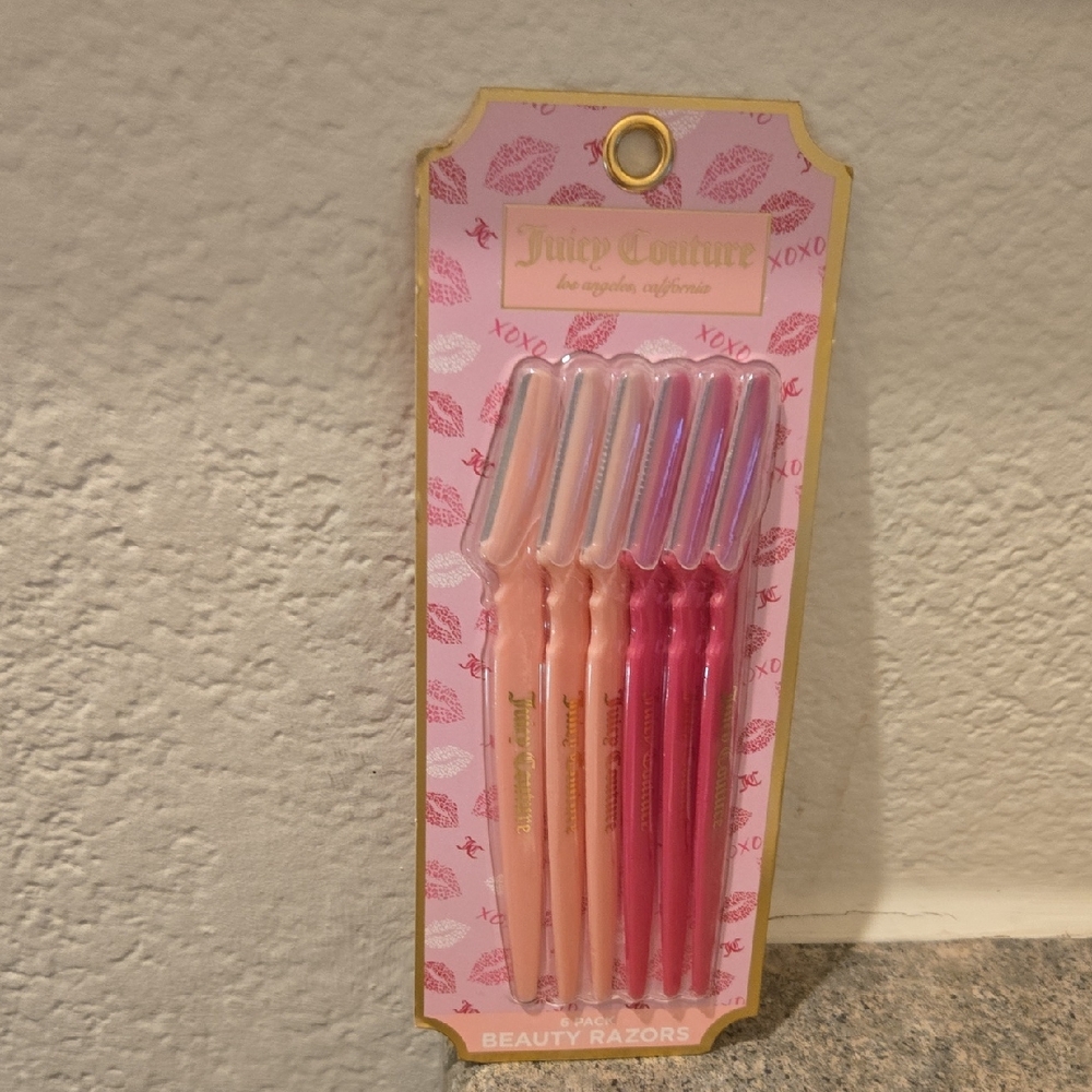 Juicy Couture Pink and Red Beauty Razors New